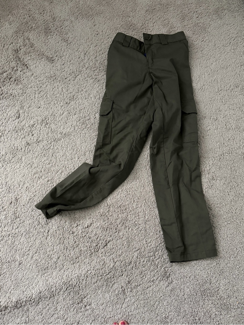 Dickies Olive Green Men's Cargo Pants - Skater Workwear 28x30